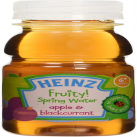 Heinz Fruity Spring Water Apple & Blackcurrant 6+mnths 150ml
