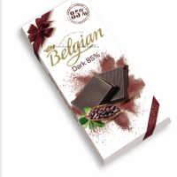 Belgian Dark 85% Chocolate Bar 100G: Indulge in Rich and Intense Gourmet Chocolate