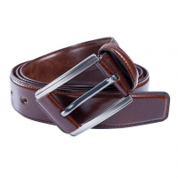 Casual Chocolate Artificial leather Belt for Men