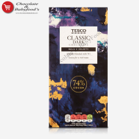 Tesco Classic 74% Cocoa Dark Chocolate Bar - Indulgent and Decadent Delight