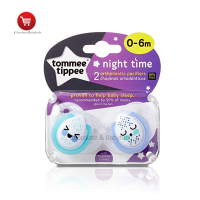 Tommee tippee night time orthodontic soother 0 to 6 month