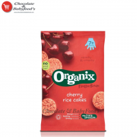 Organix Cherry Rice Cakes - A Healthy Snack for Babies (7+ Months) | 50gm | E-commerce Website