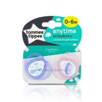 Tommee tippee any time orthodontic soother 0-6mnth