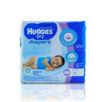 Huggies Dry Diapers NB - Comfortable and Absorbent Baby Diapers