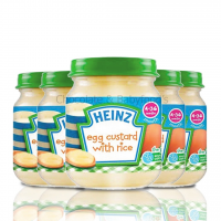 Heinz Mum's Own Egg Custard with Rice 4-36 Months - Delicious and Nutritious Baby Food