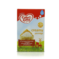 Cow & Gate Creamy Porridge: Ideal First Food for Babies 4-6+ Months