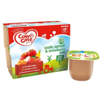 Cow & Gate fruit pots (From-4-6 months) Apple, apricot & Strawberry pots