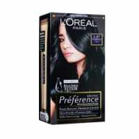 L'Oreal Paris Préférence Infinia 1.07 Florence Black - Intense and Rich Hair Color for a Glamorous Look
