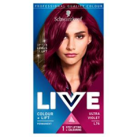 Schwarzkopf Live Intense Colour & Lift - Ultra Violet L76: A Vibrant and Lasting Permanent Hair Dye