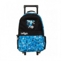 Shop the Stylish and Practical Smiggle Cruise Light Up Trolley Bag in Blue