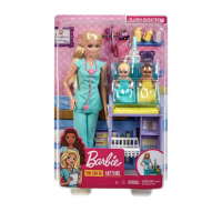 Barbie GKH23 Baby Doctor Playset: Care for Your Little Patients!