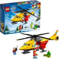 Lego City Ambulance Helicopter 60179 Building Kit - Build Lifesaving Adventures