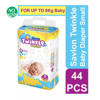 Twinkle Baby Diaper Small - Up to 8 Kg (44 Pieces) - Gentle and Effective Diaper Solution