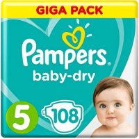 Pampers Baby Dry Size 5 Belt 11-25 kg - 108 pcs | Shop Now on [E-commerce Website]