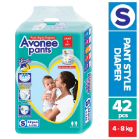 Avonee Small Pant Diaper (4-8Kg): 42-Piece Pack for Comfort and Convenience