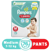 Pampers Dry Pant Super Jumbo Medium - 76pcs (7 - 12kg) | Buy Online