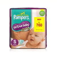 Pampers - Baby Dry Pants Active Baby Small 3-8 Kg - 22 Pants
