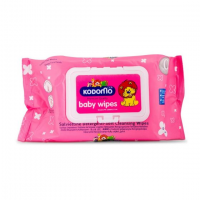 Kodomo Salviettine Detergenti - Soft Cleansing Baby Wipes (85 Pcs) | Age 0+ | Pink