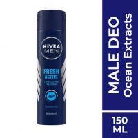 Nivea Men Fresh Active Deodorant (48h) - 150ml: Stay Fresh All Day with Long-Lasting Protection