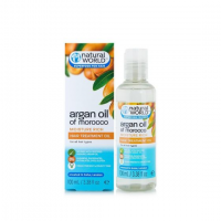 Natural World Argan Oil of Morocco Moisture Rich Hair Treatment Oil 100ml: Nourish and Revitalize Your Hair with this Moroccan Argan Oil-based Treatment