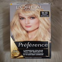 L'Oreal Preference Infinia 9.13 Baikal Very Light Ashy Golden Blonde Hair Dye