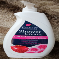 Fruiser Rosemilk Pomegranate Shower Cream 1000ml – Luxurious Hydration for Your Skin