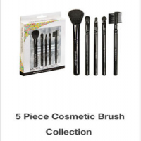 Royal 5 Piece Cosmetic Brush Collection for Flawless Blusher, Eye, and Lip Makeup