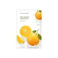 Nature Republic Real Nature Orange Mask Sheet - 23ml: Refreshing and Nourishing Skincare Experience