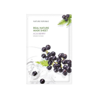 Nature Republic Real Nature Mask Sheet Acai Berry - 23ml: Experience the Radiant Power of Acai Berry with this Refreshing Facial Mask