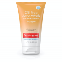 Get Clear and Radiant Skin with Neutrogena Oil-Free Acne Wash Cream Cleanser - 200ml
