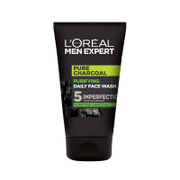 L'Oreal Men Expert Pure Charcoal Purifying Face Wash 100ml - Deep Cleansing Elixir for Men