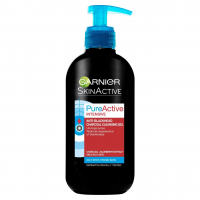 Garnier Pure Active Intensive Charcoal Gel Wash | Anti-Blackhead | 200 ml