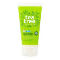 Superdrug Tea Tree Exfoliating Cream Wash - Gentle Daily Cleanser (150ml)