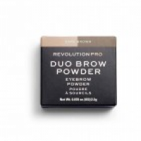 Makeup Revolution Duo Eyebrow Powder 2.2G-Dark Brown
