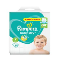 Pampers Baby Dry Belt for 15+ kg - Up to 12 Hours Protection - 58 Nappies UK