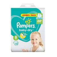 Pampers Baby Dry Belt: Up to 12 Hours of Comfort for 17+ kg - UK - 52 Nappies