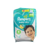 Pampers Baby Dry Belt: Up to 12 Hours of Protection for 13-18 kg Babies in the UK - 19 Nappies