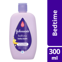 Johnson's Bedtime Baby Bath - 300ml: Gentle and Soothing Cleanser for a Peaceful Night's Sleep