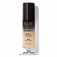 Milani Conceal Perfect 2 In 1 Foundation + Concealer – 01A Creamy Nude