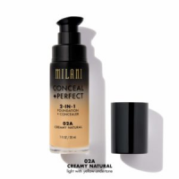 Milani Conceal + Perfect 2 In 1 Foundation + Concealer 30ml – 02A Creamy Natural