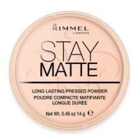 Rimmel Stay Matte Pressed Powder - 002 Pink Blossom (14g) - All-Day Flawless Finish for a Radiant Look