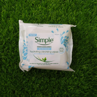 Simple Skincare Simple Water Boost Hydrating Facial Wipes - Stay Refreshed and Moisturized on-the-go!
