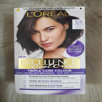 Transform your Hair with Excellence Crème Cool: Ultra Ash Light Brown Hair Dye - 5.11 Shade