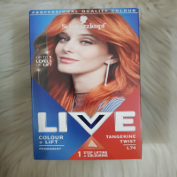 Schwarzkopf Live Colour + Lift L74 Tangerine Twist: The Perfect Permanent Red Hair Dye