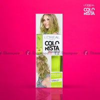 L'Oreal Paris Colorista Semi-Permanent Hair Color: Limegreen for Light Blonde or Bleached Hair