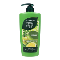 Follow Me Green Tea SCALP FRESH Shampoo 650 mL ।  good shampoo for dry scalp