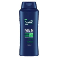 Suave Deep Clean Peppermint Shampoo for Men - Energizing Male Hair Care