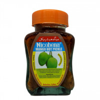 Nicobena Mango Hot Pickles 300gm: Spice up your meals with this tangy delight!