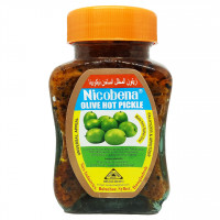 Buy Nicobena Olive Hot Pickle 220 gm - Authentic Flavors at Affordable Prices