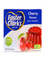Foster Clarks Jelly Crystal/Dessert Cherry 85 gm - Delicious and Easy-to-Make Dessert Option